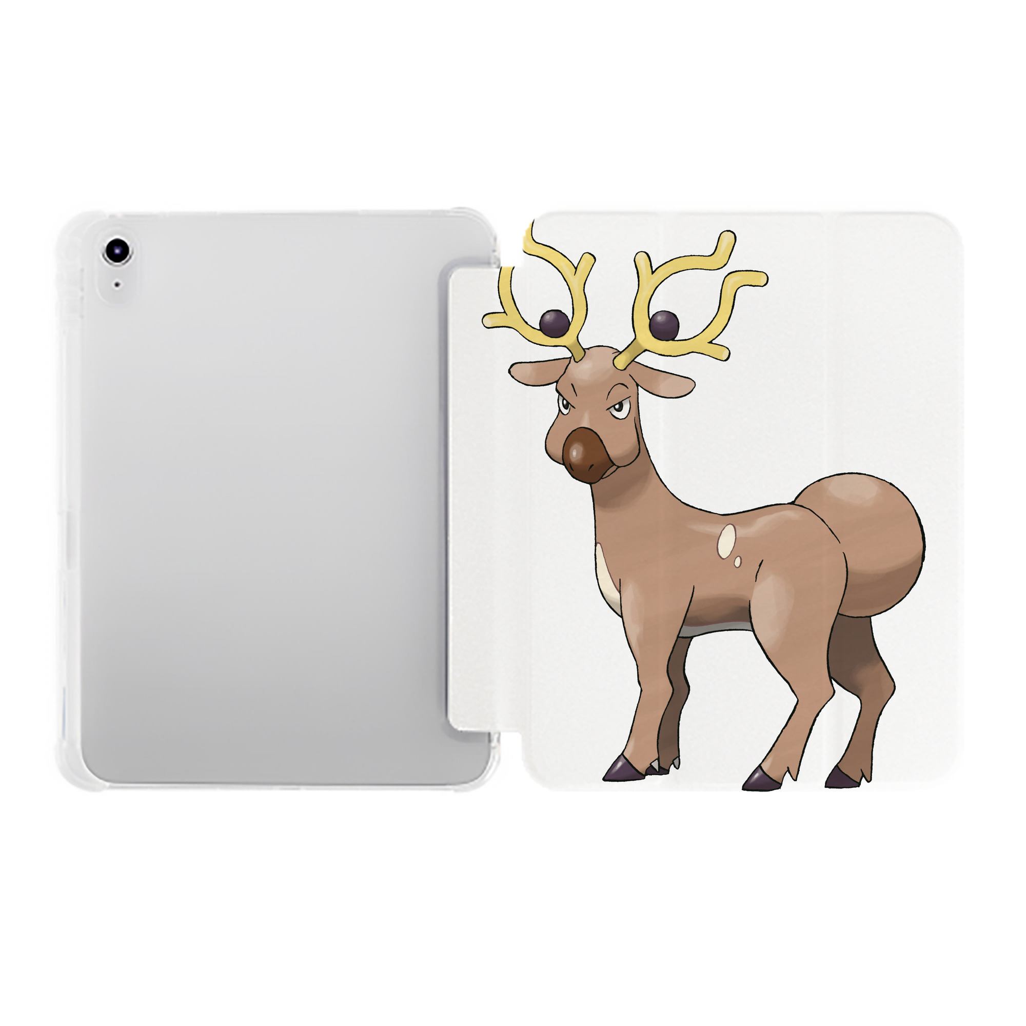 （画像用） ポケットモンスター Pokémon IPad ケース ペン収納付き 三つ折りスタンド PUレザー×シリコン 対応機種9.5/10.5/10.9インチ